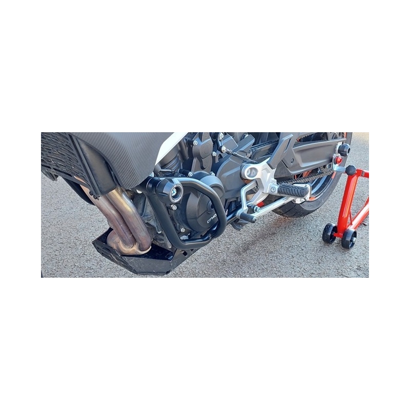 Engine guards RDMOTO Black (with protectors)