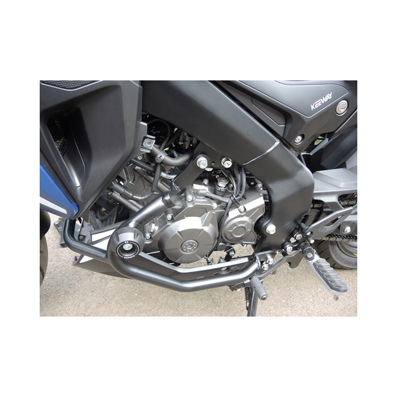 Engine guards RDMOTO Black (with protectors)