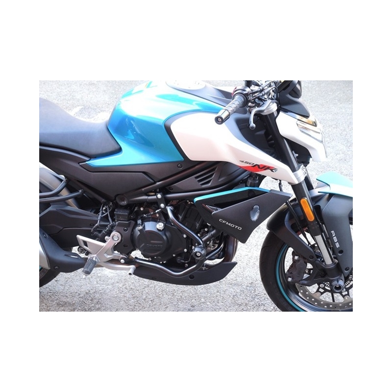 Engine guards RDMOTO Black (with protectors)