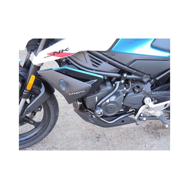 Engine guards RDMOTO Black (with protectors)