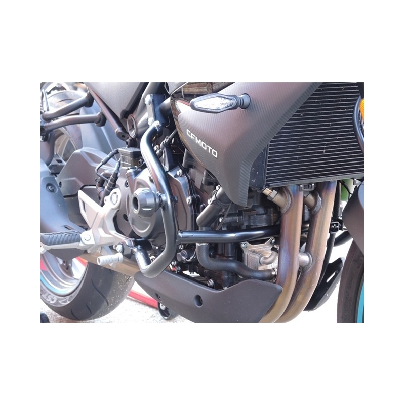 Engine guards RDMOTO Black (with protectors)