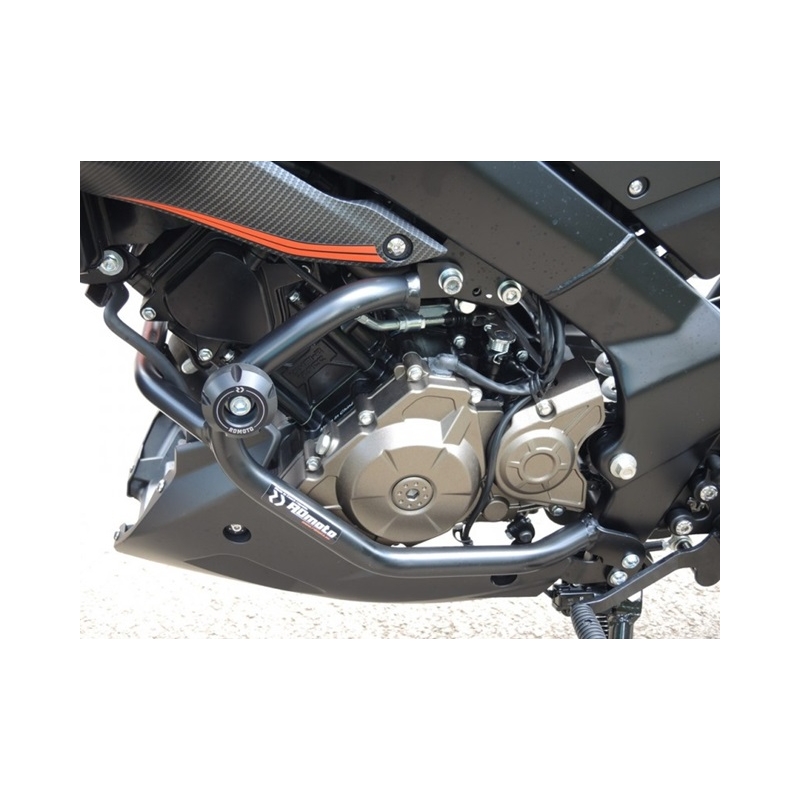 Engine guards RDMOTO Black (with protectors)