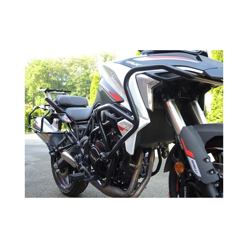 Engine guards RDMOTO Black (upper + lower frames with protectors)