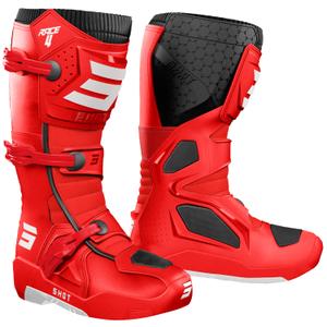 Buty motocyklowe Shot Race 4 czerwono-czarne