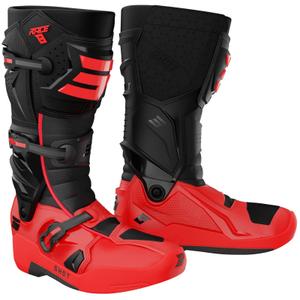 Buty motocyklowe Shot Race 8 czarno-czerwone