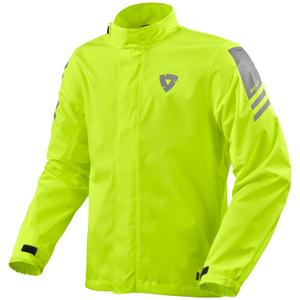 Revit Cyclone 4 H2O fluo żółta motocyklowa kurtka przeciwdeszczowa