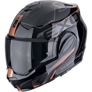 Kask motocyklowy składany Scorpion EXO-TECH EVO TRAVELER czarno-miedziany