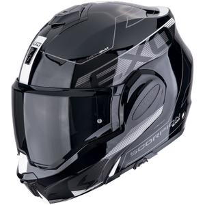 Kask motocyklowy składany Scorpion EXO-TECH EVO TRAVELER czarno-biały