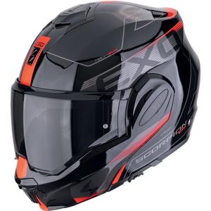 Kask motocyklowy składany Scorpion EXO-TECH EVO TRAVELER czarno-czerwony