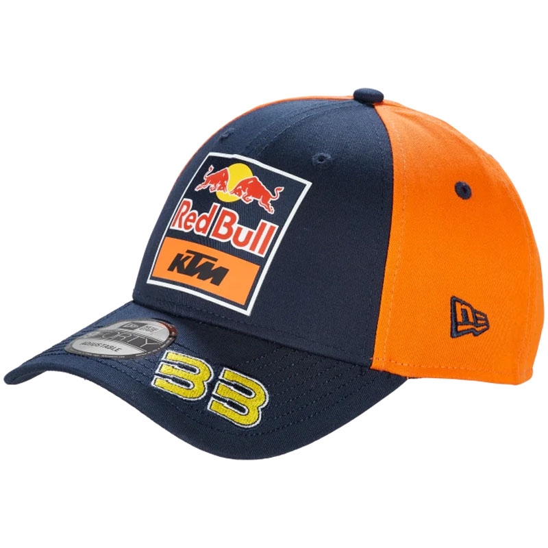 Czapka KTM Red Bull Racing Team - Brad Binder Granatowo-Pomarańczowa