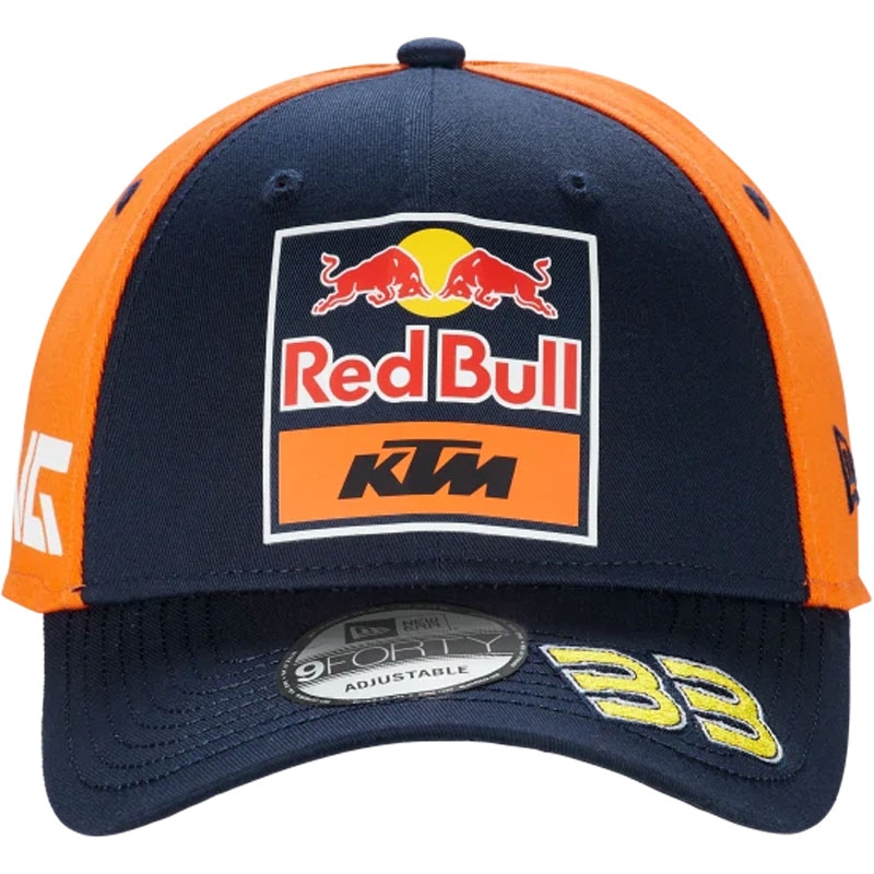 Czapka KTM Red Bull Racing Team - Brad Binder Granatowo-Pomarańczowa