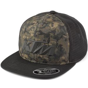 Czapka KTM Camo Trucker Cap czarno-zielona moro