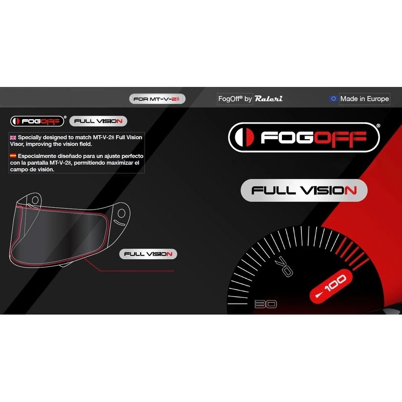 Folia przeciwmgielna FOGOFF FOG010 do plexi MT-V-28