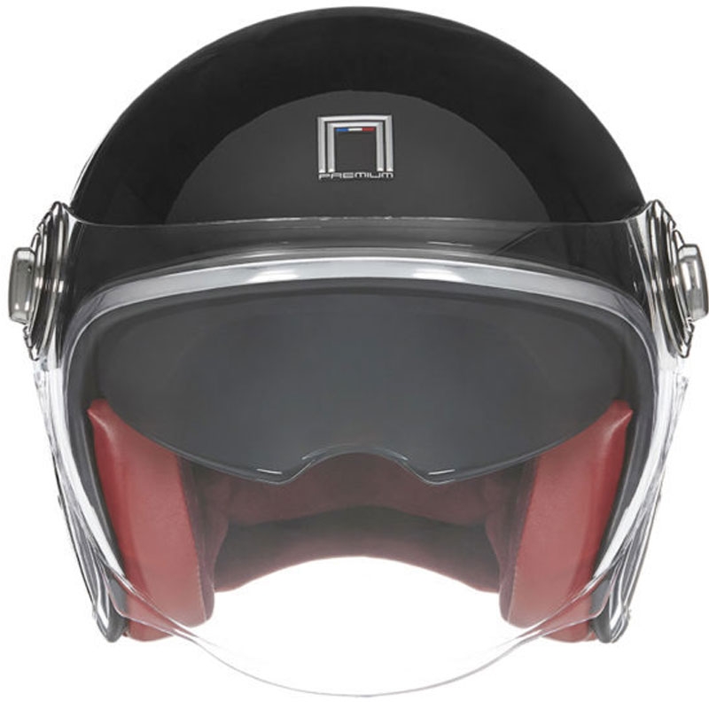 Kask motocyklowy otwarty NOX PREMIUM Heritage czarny