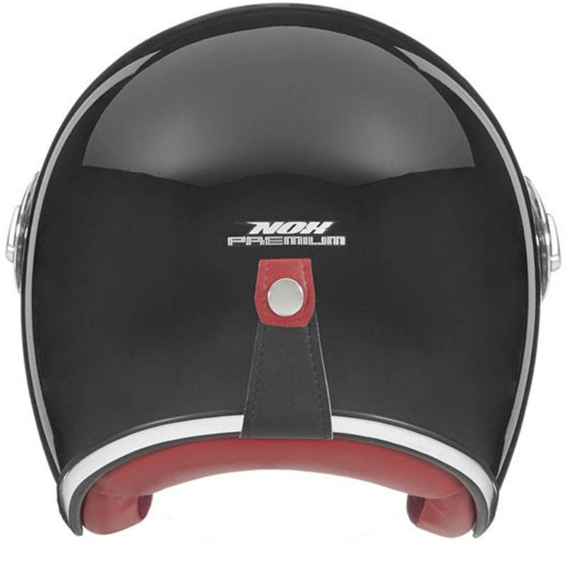 Kask motocyklowy otwarty NOX PREMIUM Heritage czarny