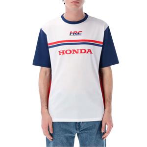 Koszulka techniczna Honda HRC z tkaniny białej