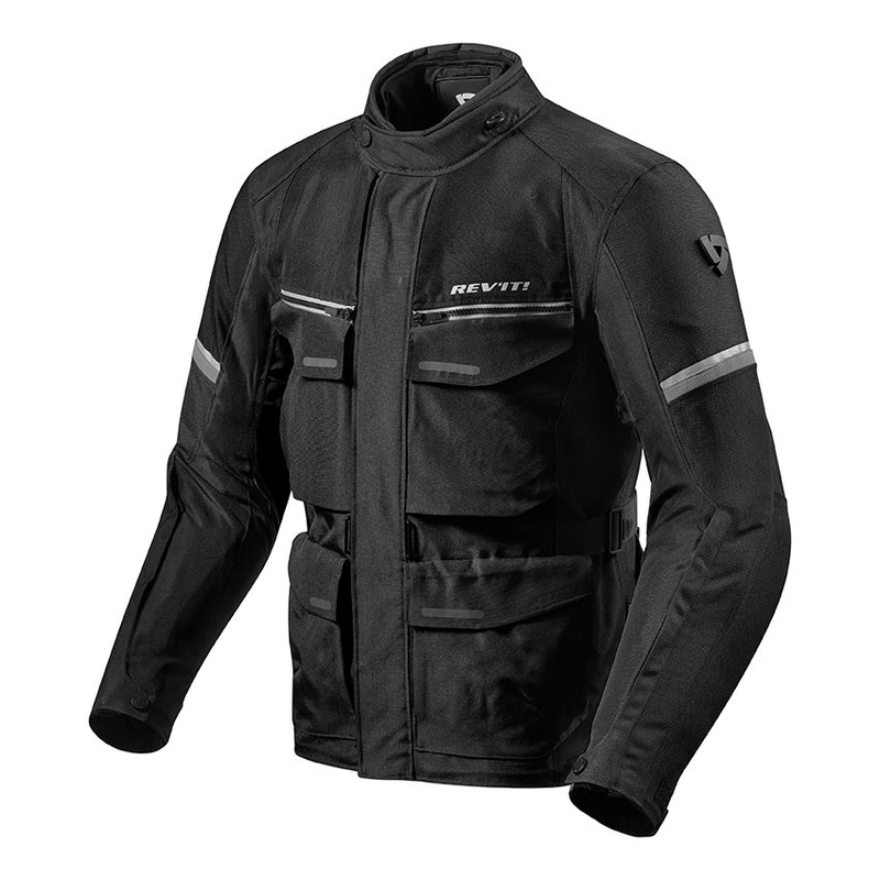Kurtka motocyklowa Revit Outback 3 czarno-srebrna wyprzedaż