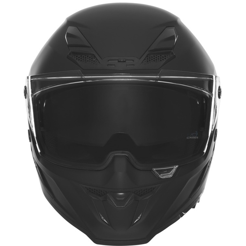 Kask motocyklowy integralny NOX Exlusiv Goliath matowo czarny