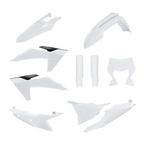 Plastic body kit POLISPORT 91640 White