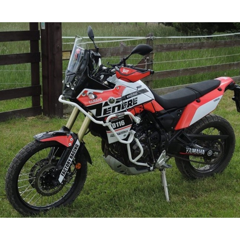 Engine guards RDMOTO White (with protectors)
