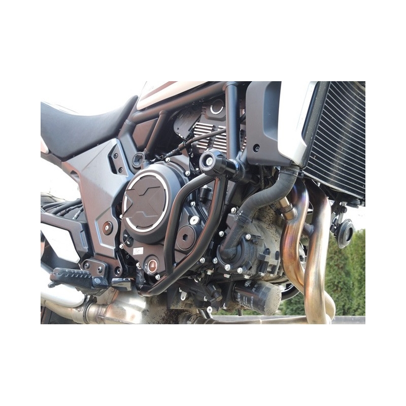 Engine guards RDMOTO Black (with protectors)