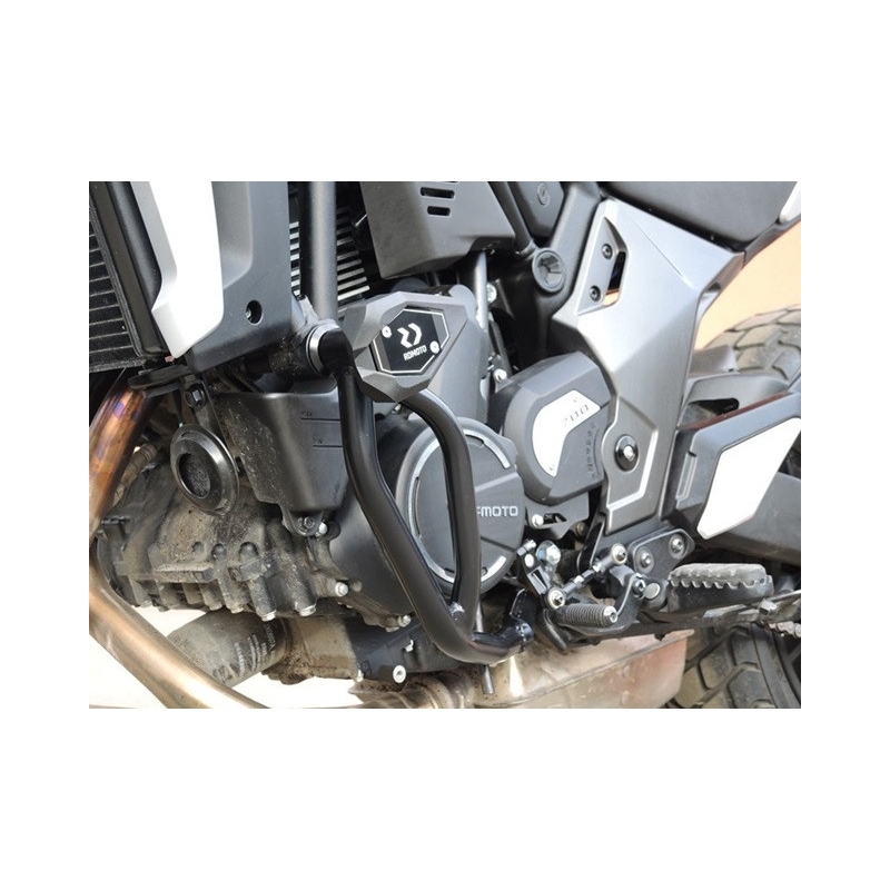 Engine guards RDMOTO Black (with protectors)