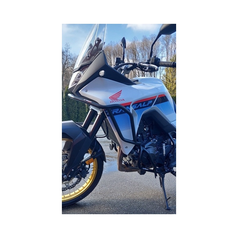 Engine guards RDMOTO Black (lower + upper frames)