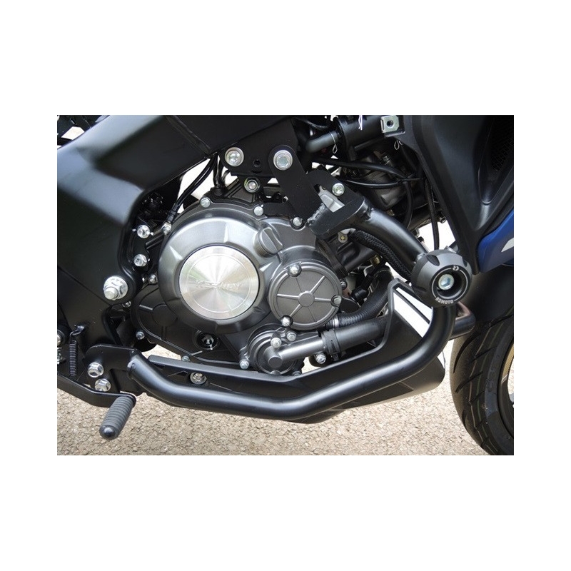 Engine guards RDMOTO Black (with protectors)