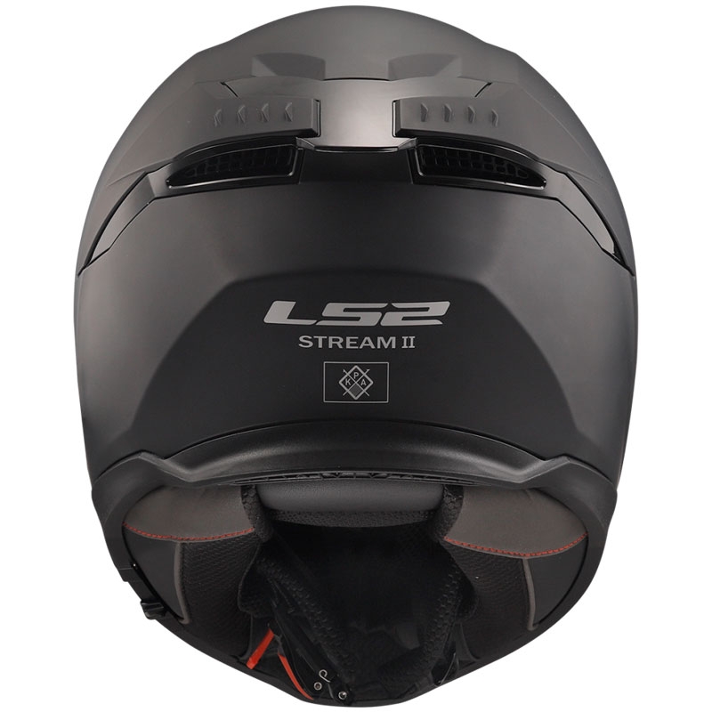 Kask motocyklowy integralny LS2 FF808 Stream II czarny mat