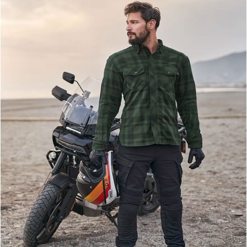 Koszulka motocyklowa Shima Renegade 2 zielona