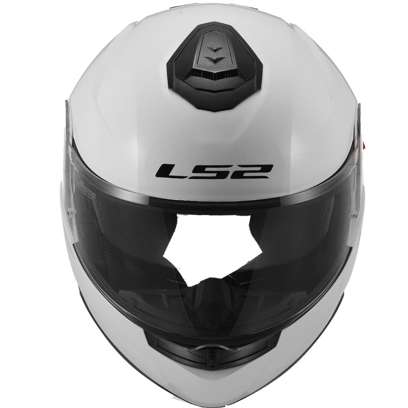 Kask z klapką LS2 FF908 Strobe II biały połysk