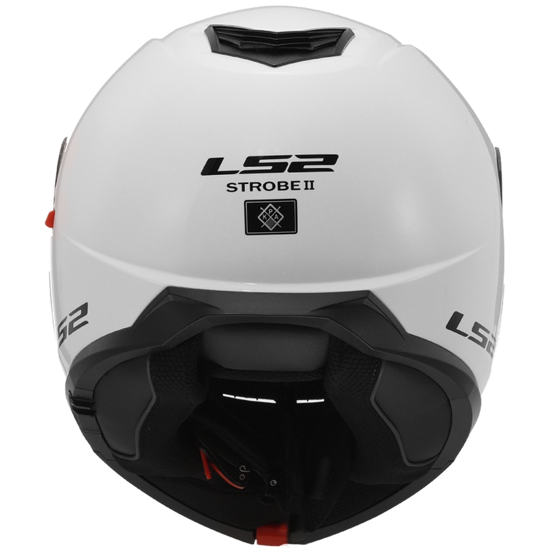 Kask z klapką LS2 FF908 Strobe II biały połysk