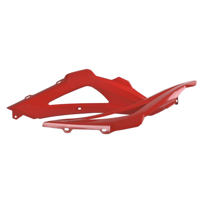 Radiator scoops POLISPORT (pair) red