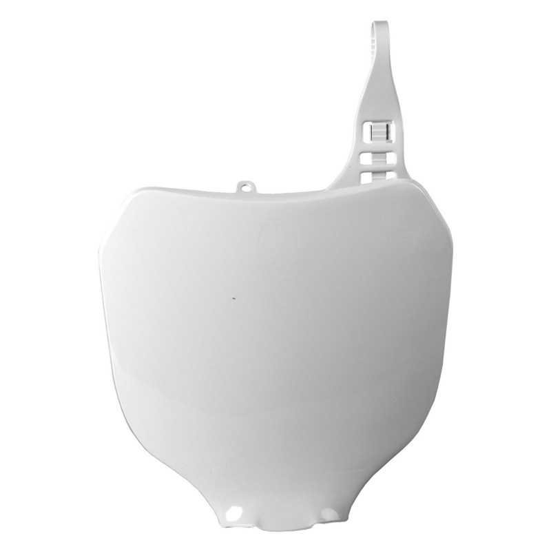 Number plate POLISPORT white