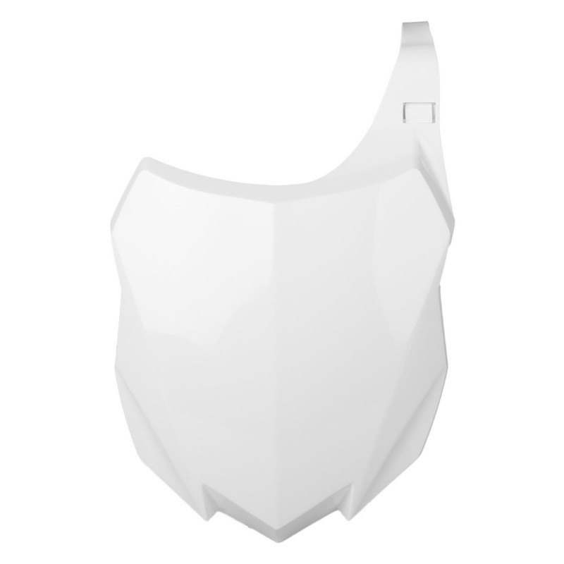 Number plate POLISPORT white