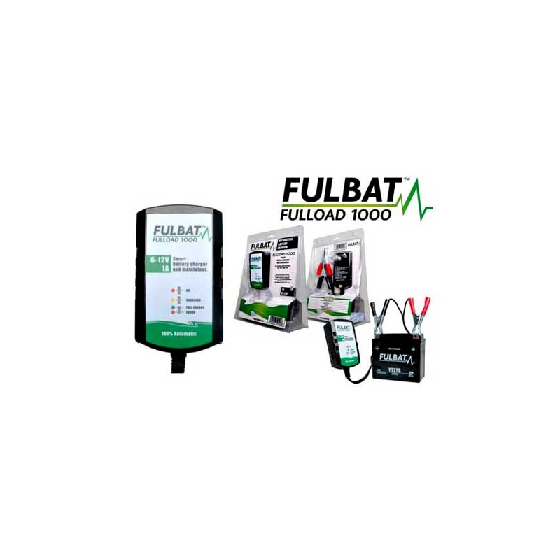 Battery charger FULBAT FULLOAD 1000 6-12V 1A (suitable also for Lithium)