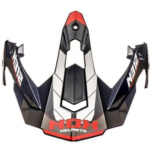 Wizjer do kasku motocyklowego NOX N312 Vapor biało-niebiesko-czerwony