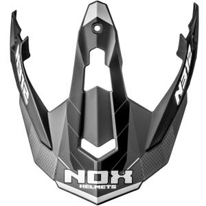 Wizjer do kasku motocyklowego NOX N312 Vapor matowy czarno-szary
