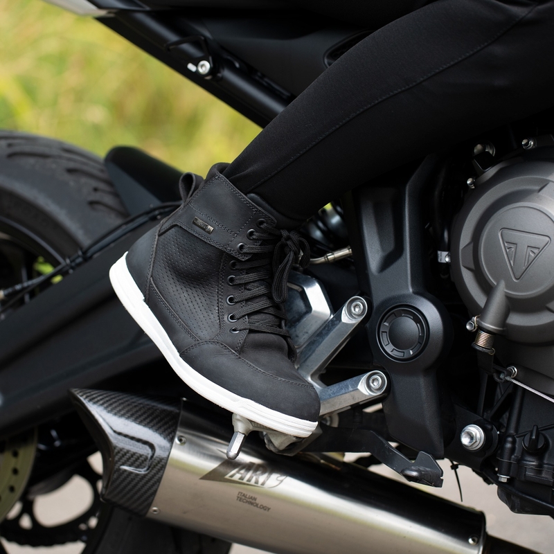 Damskie buty motocyklowe Oxford Kickback Air czarne