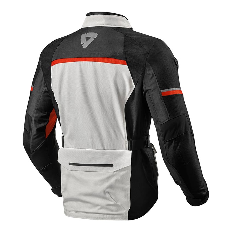 Kurtka motocyklowa Revit Outback 3 srebrno-czerwona wyprzedaż