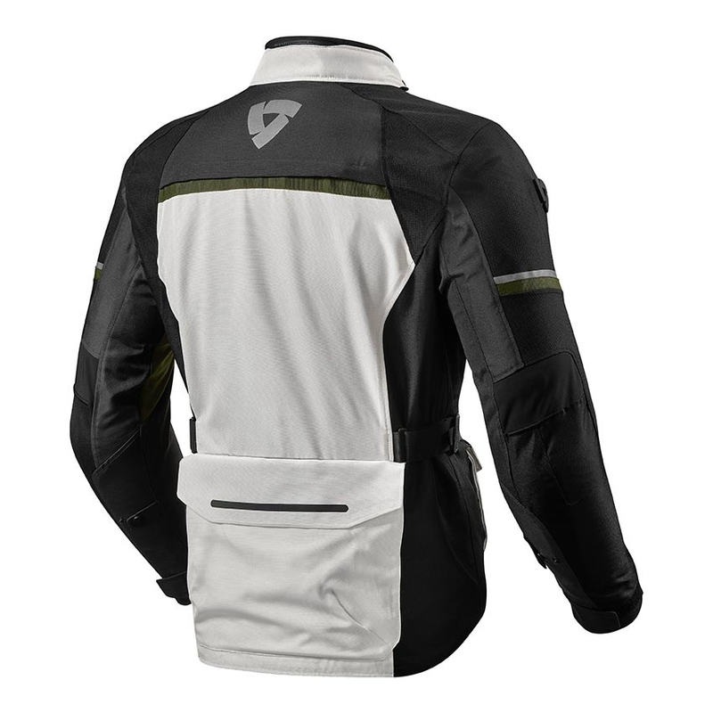 Kurtka motocyklowa Revit Outback 3 srebrno-zielona wyprzedaż