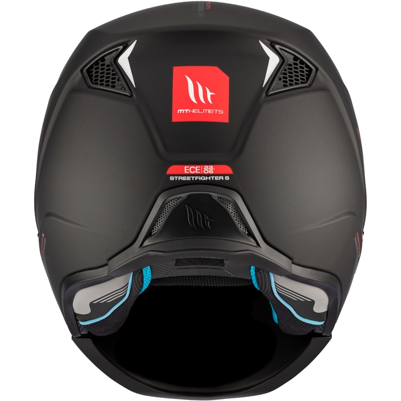 Kask otwarty z maską MT Streetfighter SV S Solid A1 czarny mat