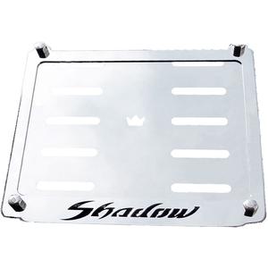 Tabliczka ze stali nierdzewnej pod tablicą rejestracyjną Shadow