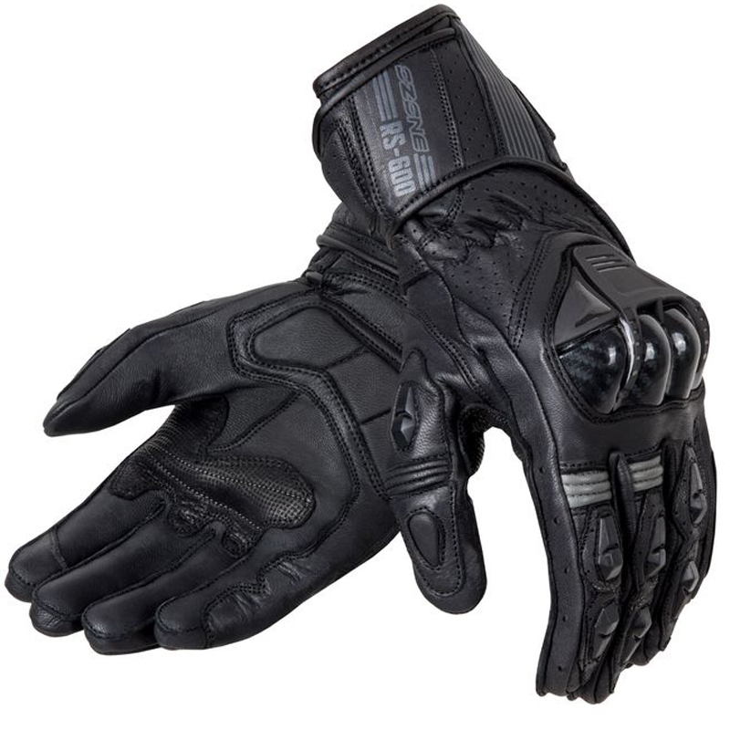 Rękawice motocyklowe Ozone RS-600 czarne