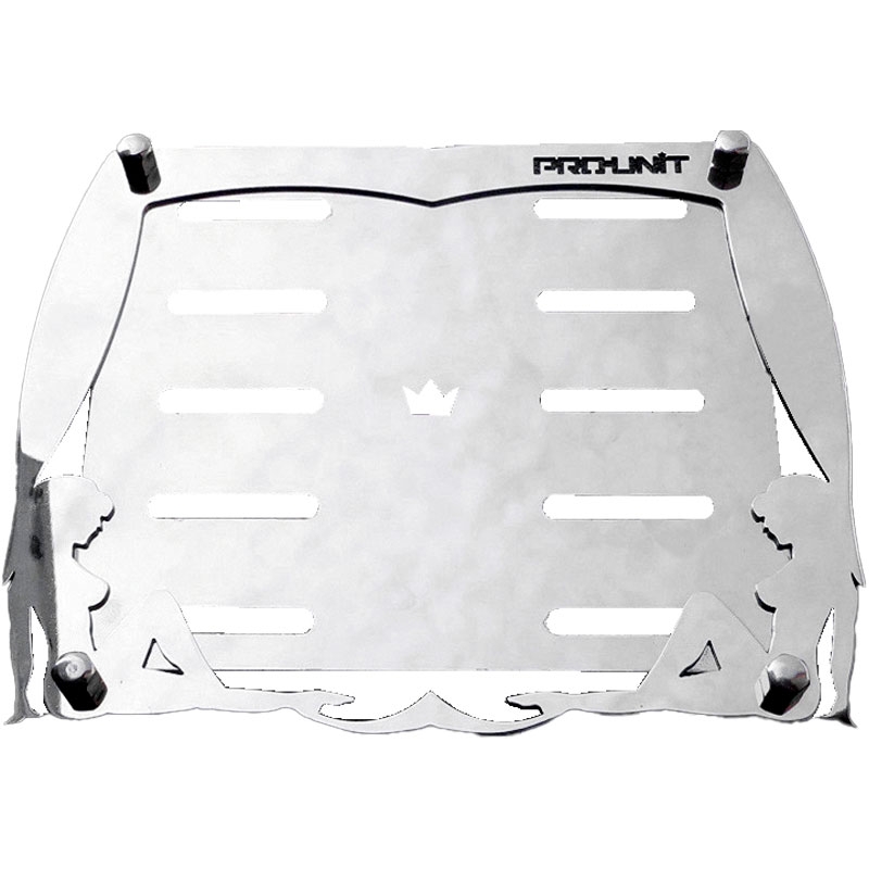 Tabliczka ze stali nierdzewnej pod tablicą rejestracyjną Beach Patrol