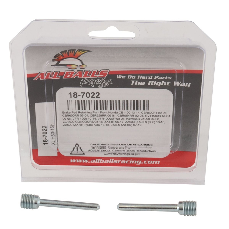 Brake pad retaining pin kit All Balls Racing