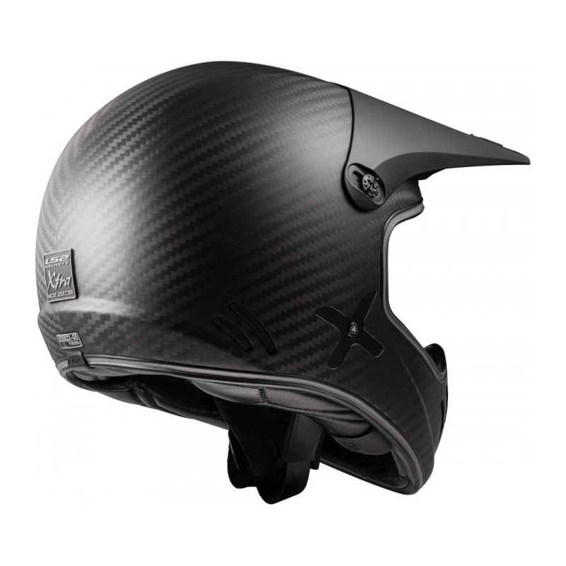 Motocrossowy kask LS2 MX471 Xtra Solid Carbon wyprzedaż