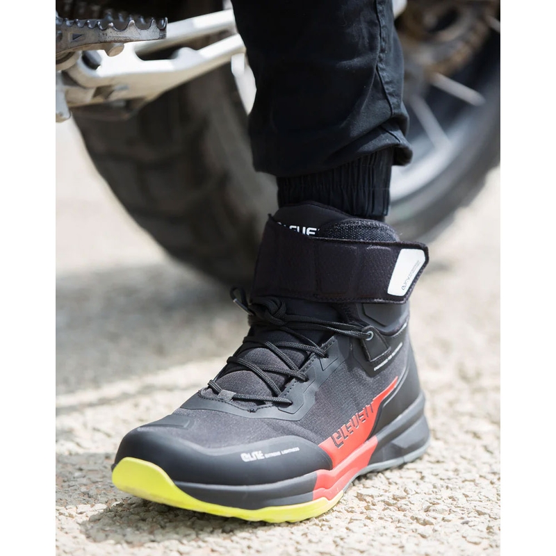 Buty motocyklowe Eleveit STRATOS E-Dry czarno-czerwone