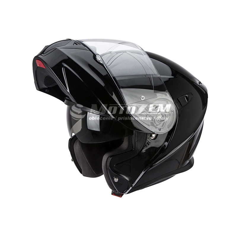 Kask szczękowy Scorpion EXO-920 czarny połysk - II. jakość