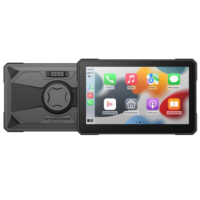 Interphone SYNC70 ESSENTIAL Wyświetlacz Apple CarPlay i Android Auto dla motocykli